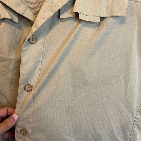 5 for $25🔥Banana Boat Tan Button Front Shirt XXL - Picture 6 of 9